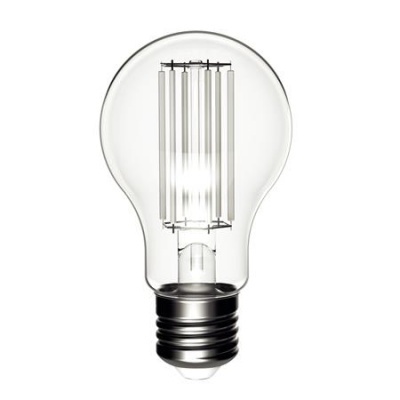 LED izzó, filament, E27, gömb, A60, 10,5W, 1521lm, 2700K, AVIDE