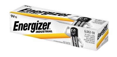Elem, 9V, 12 db, ENERGIZER "Alkaline Industrial"