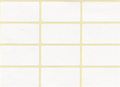Etikett, 20x38 mm, 60 etikett/csomag