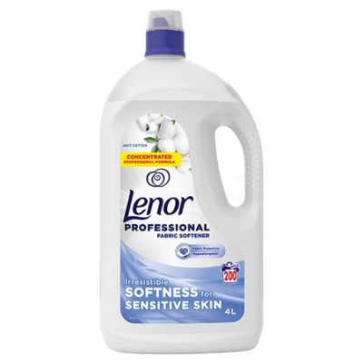 Öblítő, 4 l, LENOR "Sensitive Cotton"