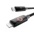 Töltőkábel, USB-C - lightning (Apple), 27W, 1 m, AVAX "CB651 Pulsey", szürke